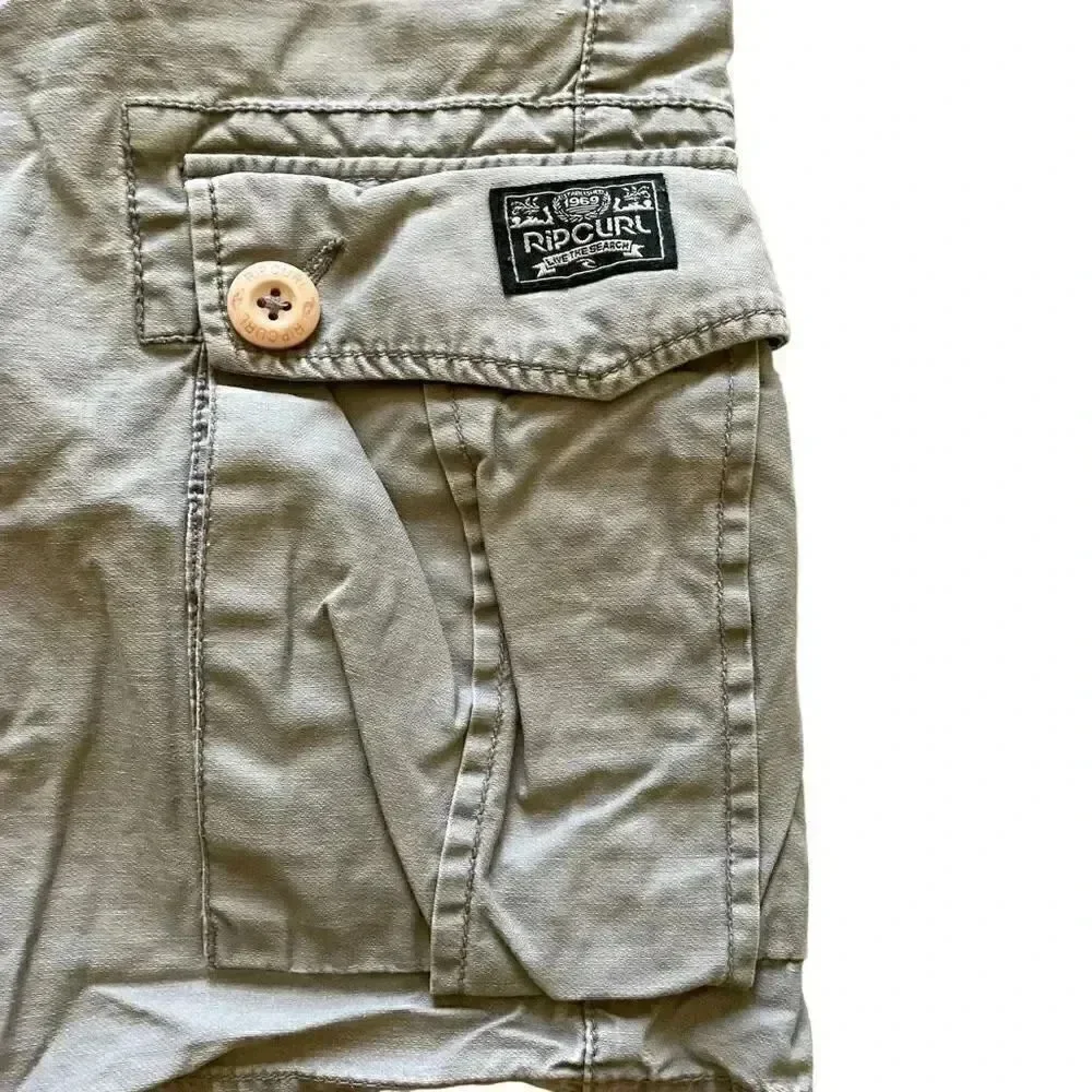 Rip Curl Cargo Surf Board Lightweight High Waist Men’s Short Pants SZ 34  #1549